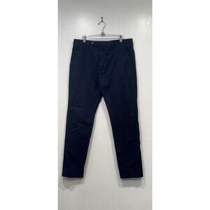 Reiss Navy Blue Pants Men’s Size 34 Antibe Cotton Blend Casual Everyday Preppy